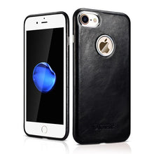 Load image into Gallery viewer, For iPhone7 8 Cowhide Genuine Case iPhone 6 Real Leather Back Case Slim Business Phone Shell Cover for Apple iPhone 7Plus 8Plus