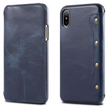 Load image into Gallery viewer, iPhone XS &amp; XR Leather Flip Case