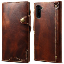 Load image into Gallery viewer, Samsung Note10 Leather Flip Case