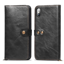Load image into Gallery viewer, iPhone X &amp; XS Leather Flip Case