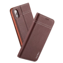 Load image into Gallery viewer, iPhone XS Max Leather Flip Case
